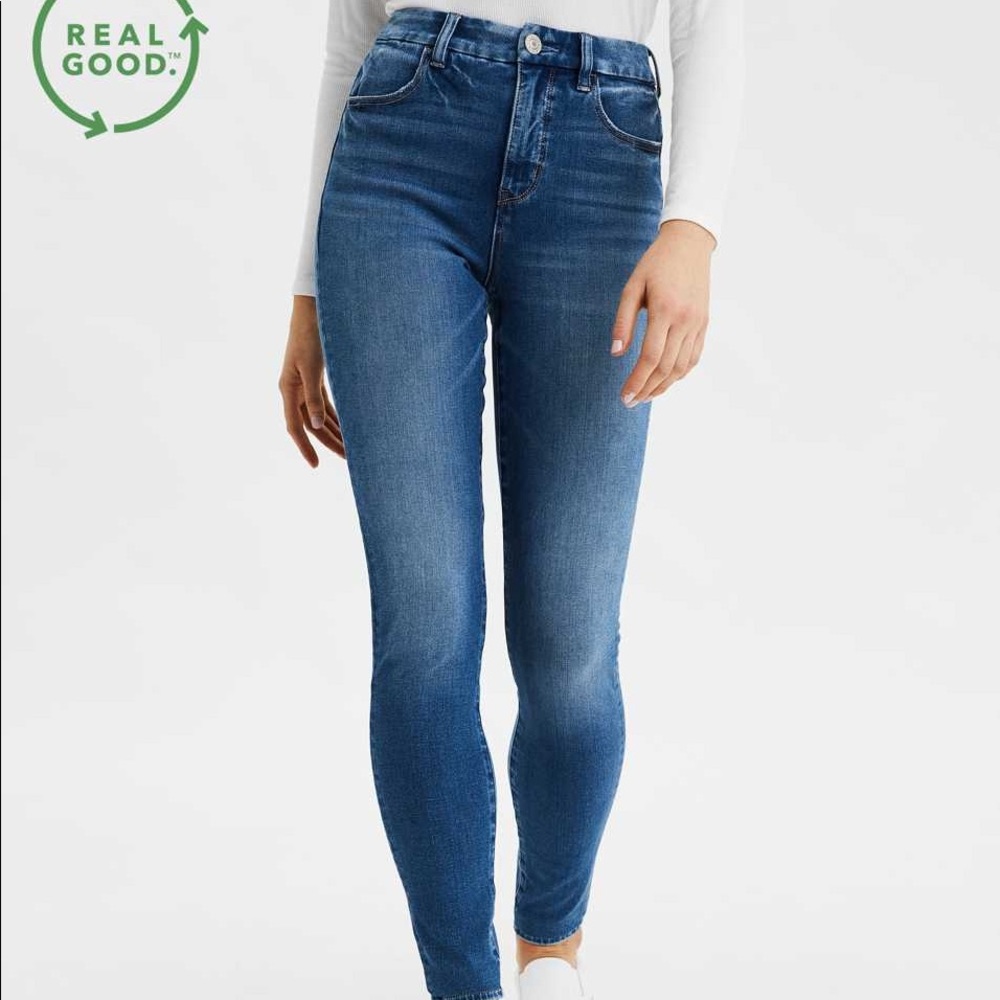 American Eagle Curvy High Waisted Jeggings - 8